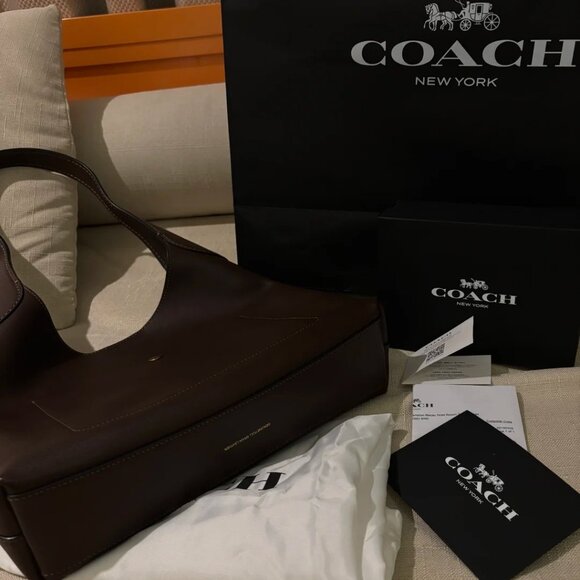 Coach Brooklyn Shoulder Bag 28 – BrassMaple NWT with Dust Bag - Picture 4 of 8